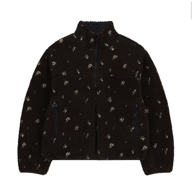 (구해요) 코이세이오 페탈 리버시블 플리스 후리스 자켓 브라운 