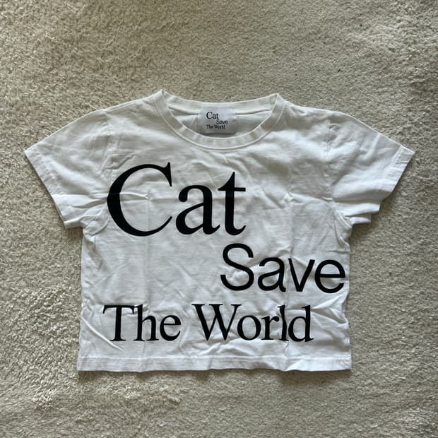 Cat Save The World 반팔