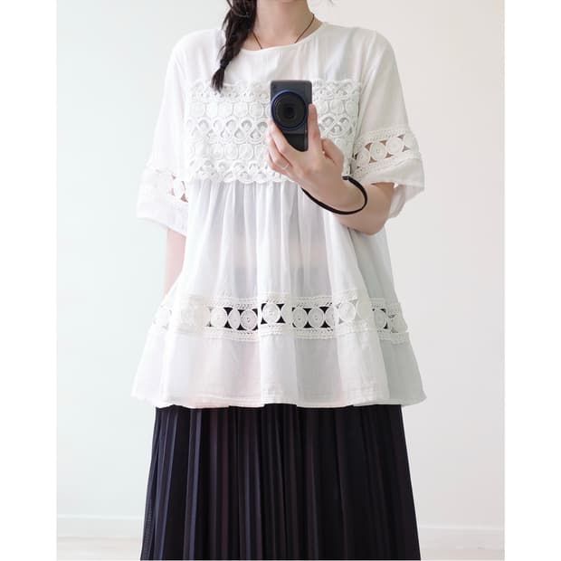 Lace vintage blouse
