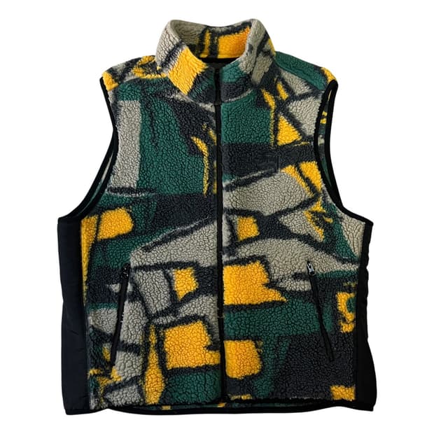 STÜSSY 스투시 블록 쉐르파 베스트