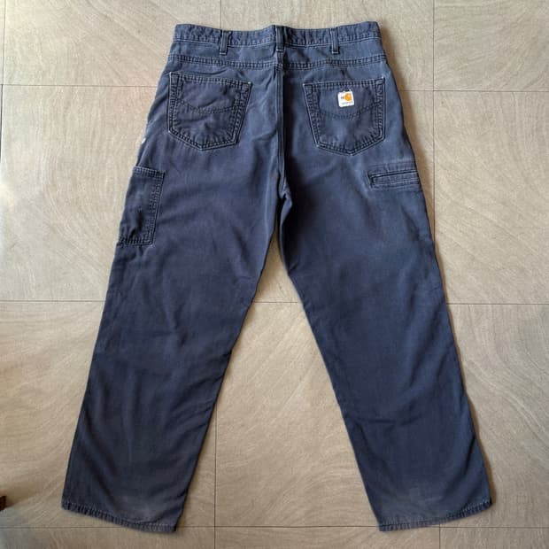 칼하트 오리지널 fr 네이비 카고 팬츠