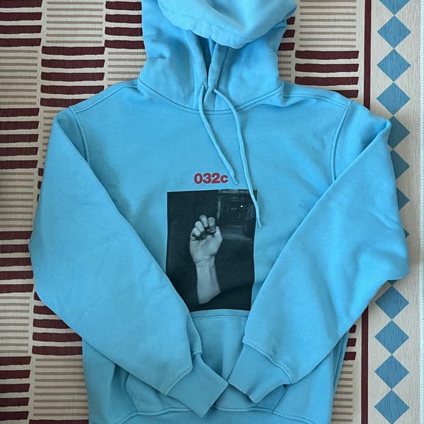 032c 프린팅 후드티 xs