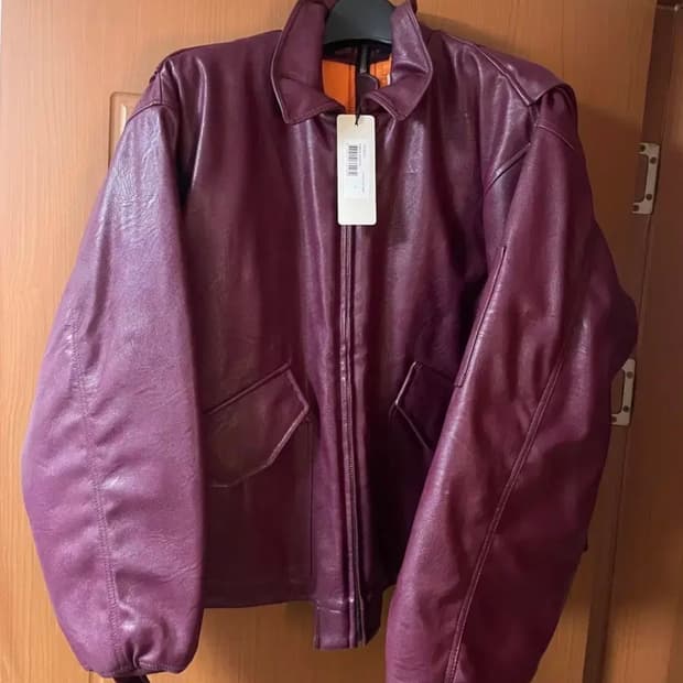 (di)vision 봄버 자켓 버건디 L사이즈