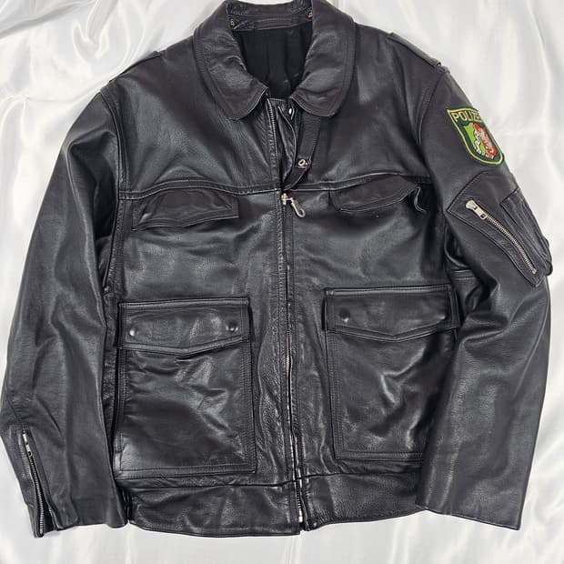 독일경찰가죽자켓