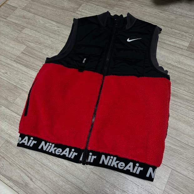 나이키 쉐르파 플리스 베스트 조끼 자켓 100