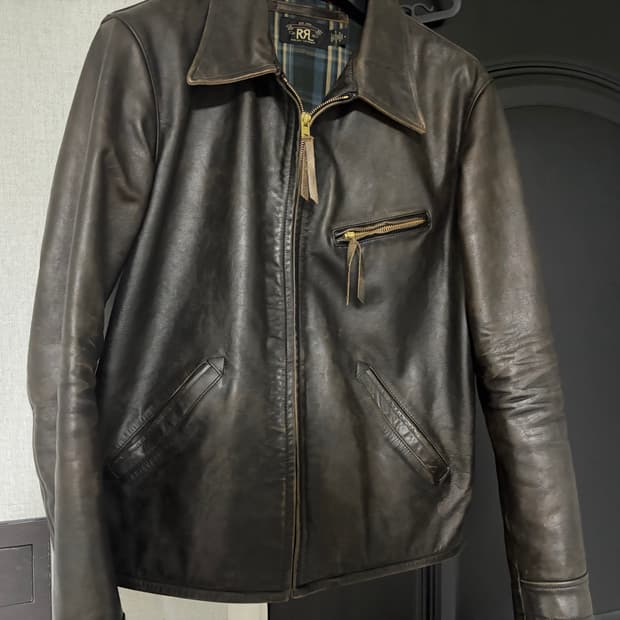 RRL 뉴스보이 레더자켓