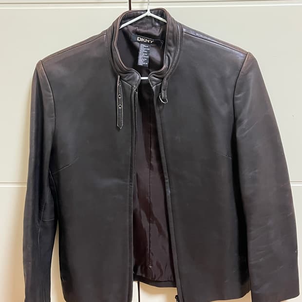 dkny 도나카란 양가죽 자켓