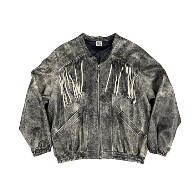 스탠드얼론 프린지 레더 자켓 StandAlone Fringe Jacket