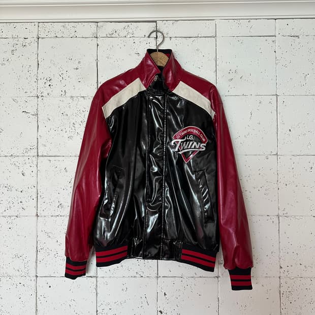 M LG트윈스 유광 자켓