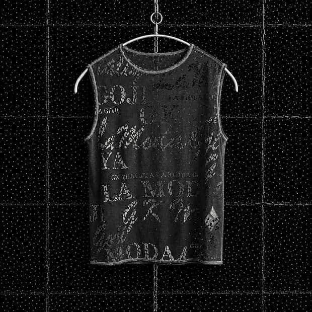 Unkown brand 펑크 그래픽 슬리브리스