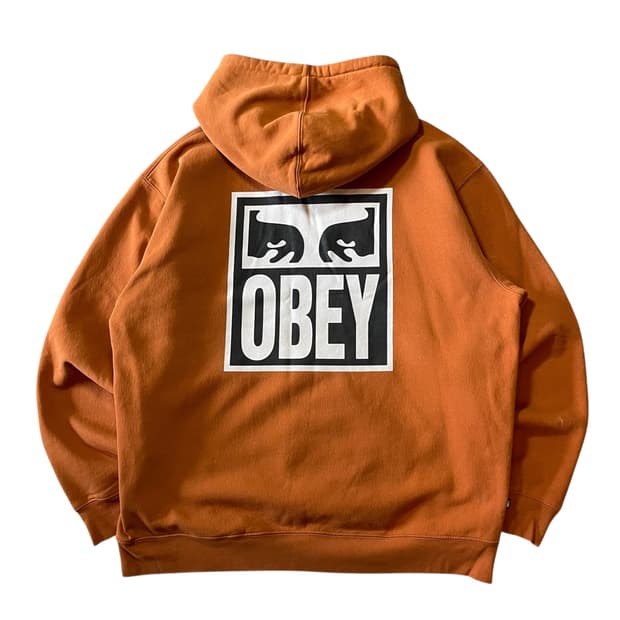 오베이 빅로고 후드