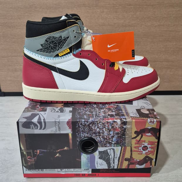 [275, 새제품] 조던1 유니온 시카고