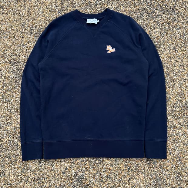 메종 키츠네(Maison Kitsune)칠랙스 폭스 패치 맨투맨