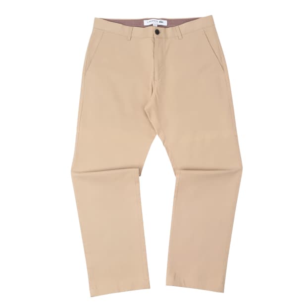 라코스테 베이지 코튼 치노팬츠