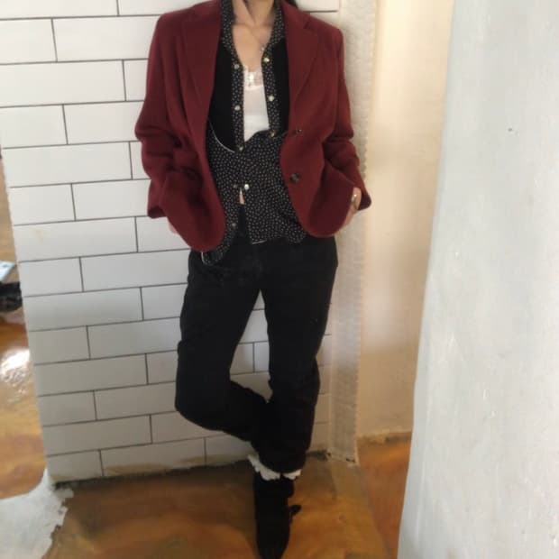 bonne chatelet 울 블렌딩 자켓 / L 사이즈