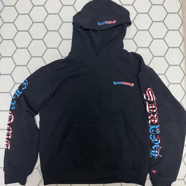 크롬하츠 매티 보이 후드티 블랙