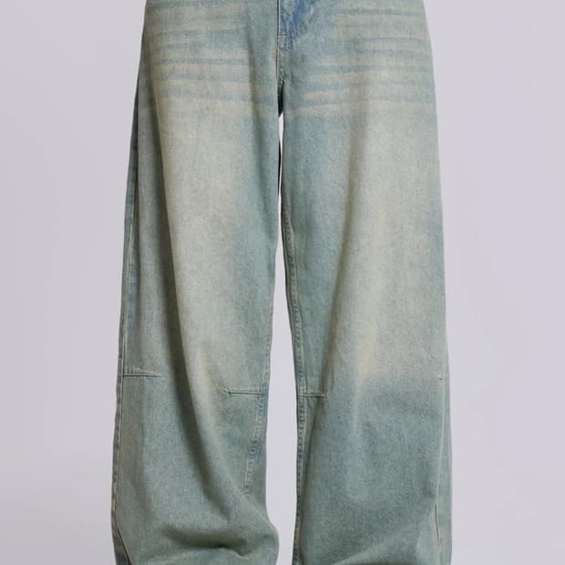 Jaded Londond colossus light wash jean