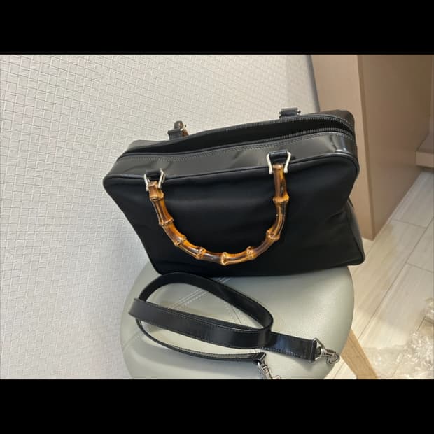 구찌 뱀부토트백