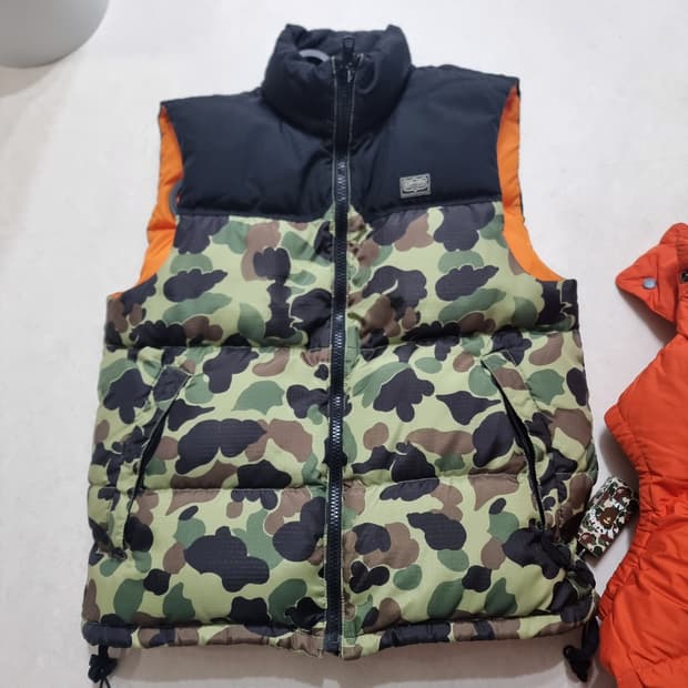 DENIM&SUPPLY 랄프로렌 카모 패딩 조끼 M
