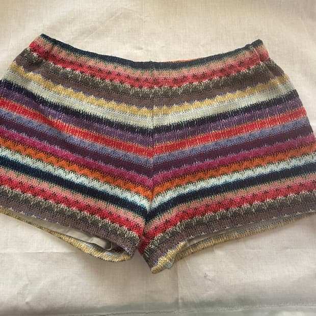 니트 마이크로 숏 팬츠