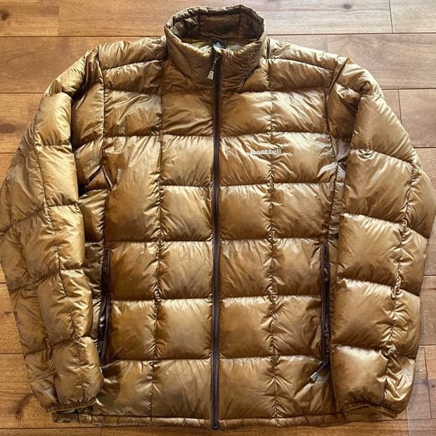 10s 몽벨 슈페리어 경량패딩 브라운