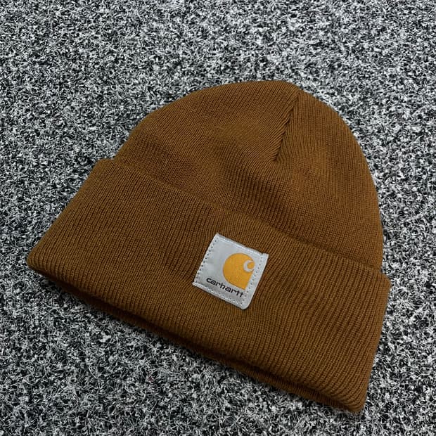carhartt 칼하트 브라운 비니