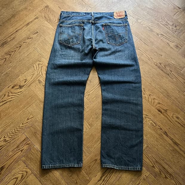 [34]리바이스 569 와이드핏 빈티지 워싱 데님 팬츠
