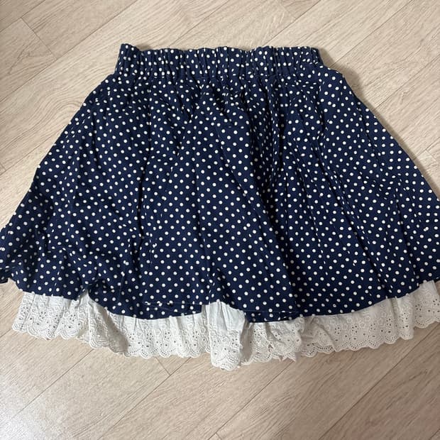 빈티지 도트 스커트