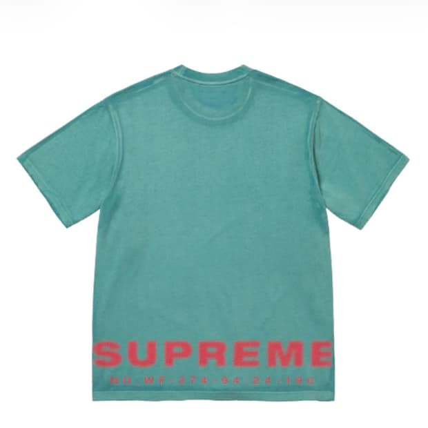 슈프림 디스차지 24FW 반팔티 틸