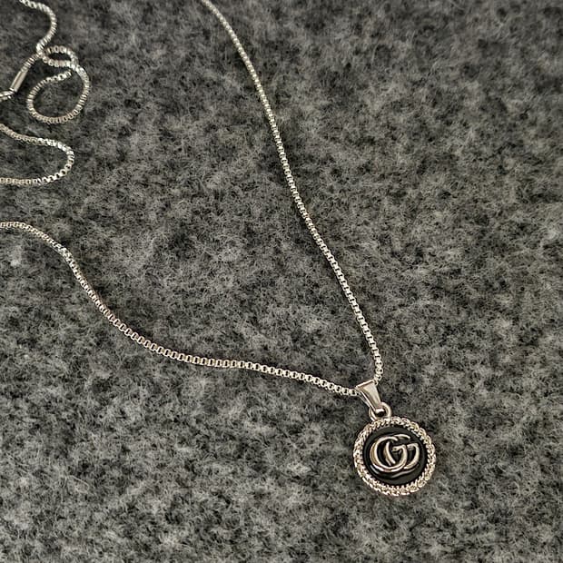 533 구찌 빈티지 업사이클링 남자 써지컬 목걸이