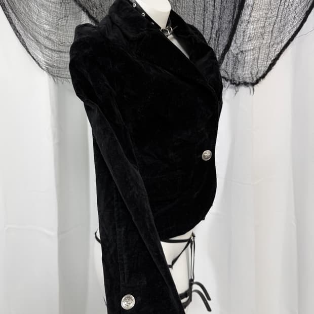 velvet blazer