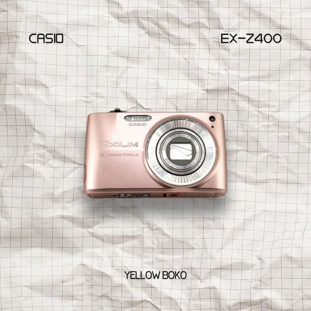 [💖수채] CASIO 카시오 엑슬림 EX-Z400 레트로 디지털 카메라