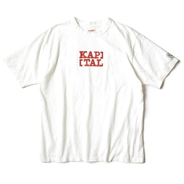 KAPITAL Rookie Crewneck T-Shirt Red (M)