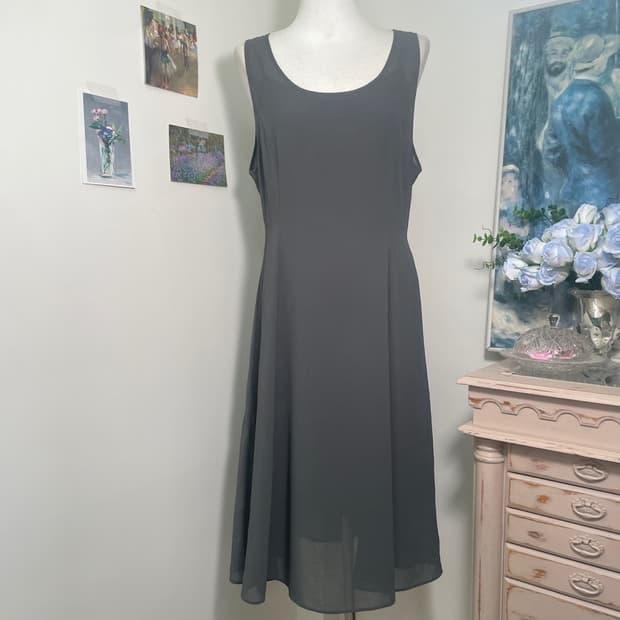 khakigray crease a-line summer opc