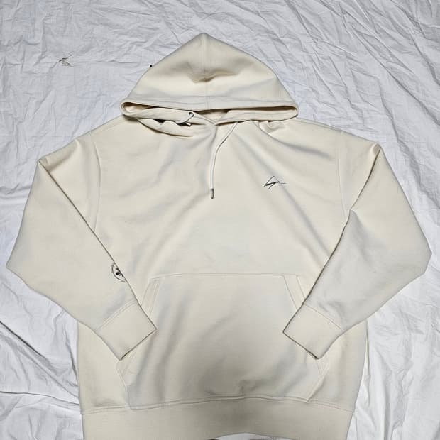 송지오 옴므 캣 자수 후드티 베이지 100