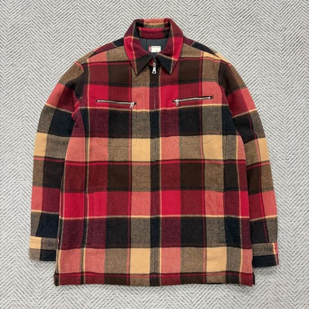 리바이스 체크 모직 자켓 v2016