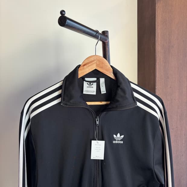 16106 - 아디다스 블랙 파이어버드 트랙탑 져지