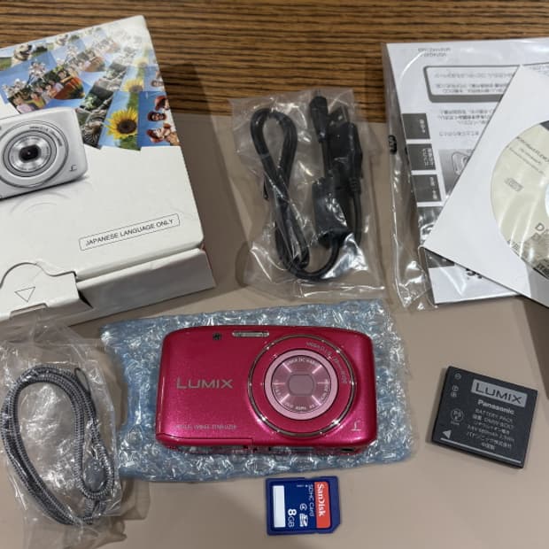 새제품 파나소닉 DMC-S2 핑크 빈티지디카/카메라
