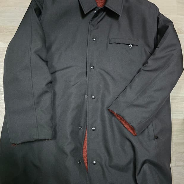 (50)솔리드옴므 모헤어 알파카 발마칸 코트