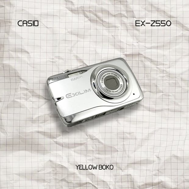 [필름 감성] 카시오 CASIO EX-Z550 레트로 디지털 카메라
