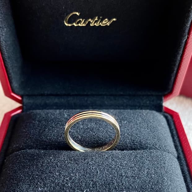 까르띠에 방돔 루이 2.5mm 웨딩링 18k 3색 49호