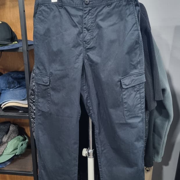 KOLON SPORT 코튼 카고팬츠 차콜 29~30(밴딩바지)