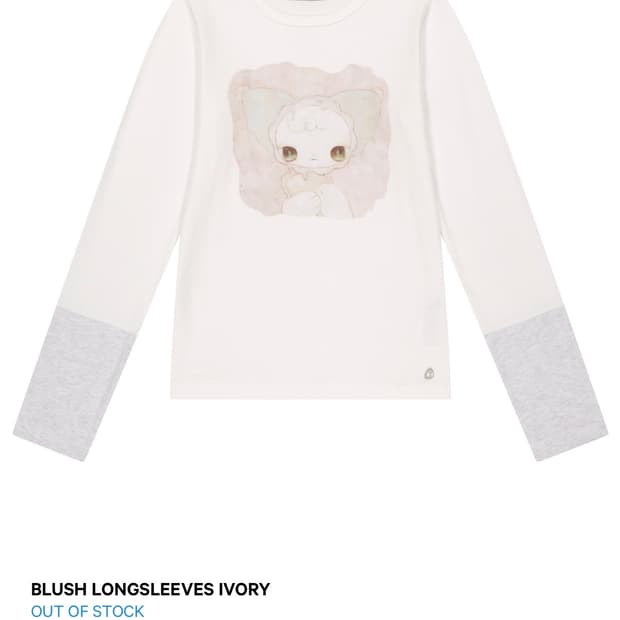 BLUSH LONGSLEEVES IVORY