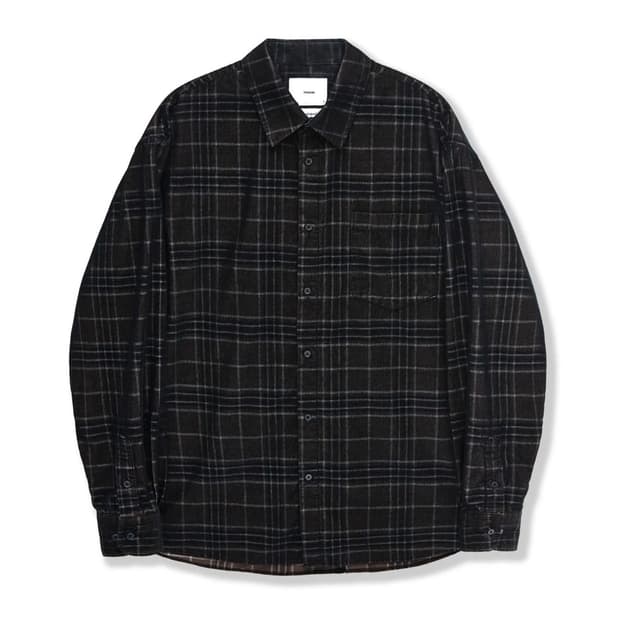 [2] 퍼렌 코듀로이 셔츠 블랙브라운