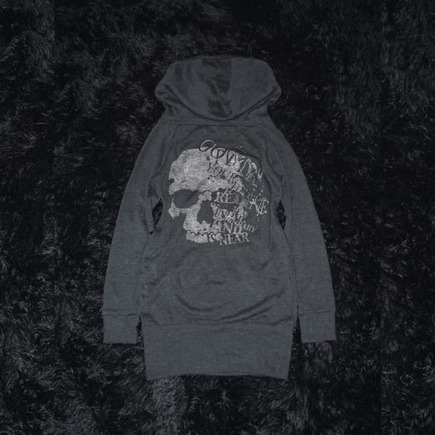 (heaven and earth) 00's punk knit hood 