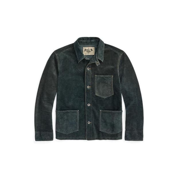 RRL 인디고 러프이웃 스웨이드 자켓 M