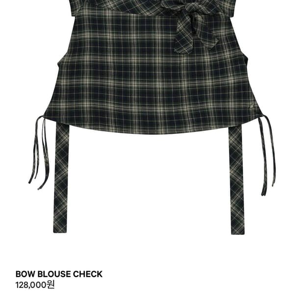 코이세이오 블라우스 체크 셔츠