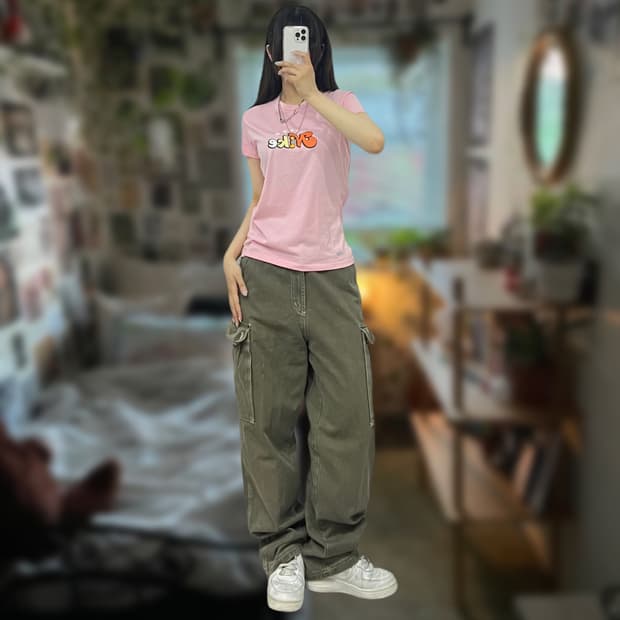 나이키 키치 빅로고 반팔티