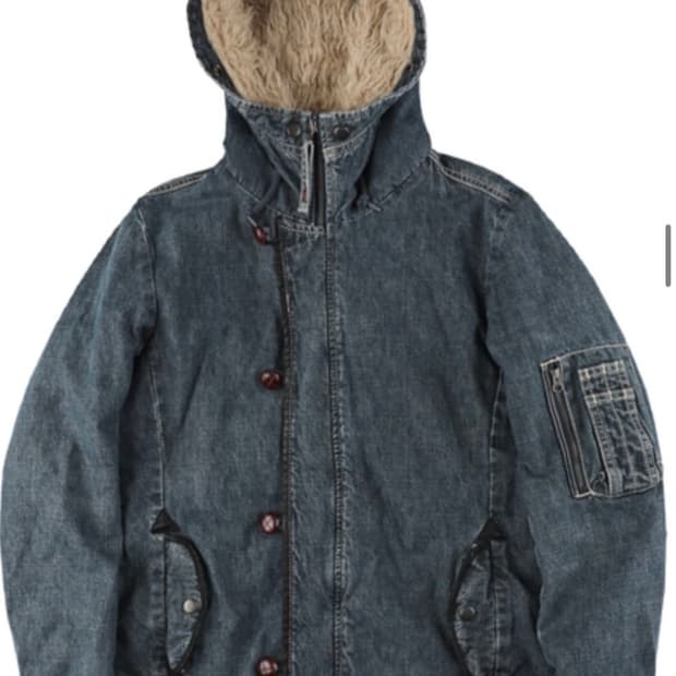 일본 빈티지 LLIX GIRL 데님 후드집업