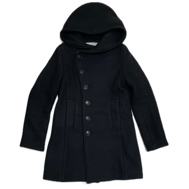 Sunao Kuwahara hood botton coat
